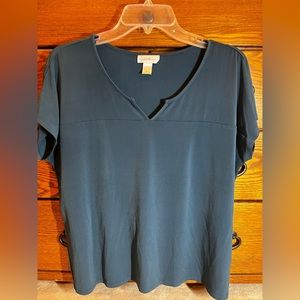 Jaqueline Smith short sleeve blouse.